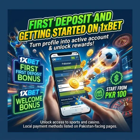 First Deposit and Getting Started on 1xBet