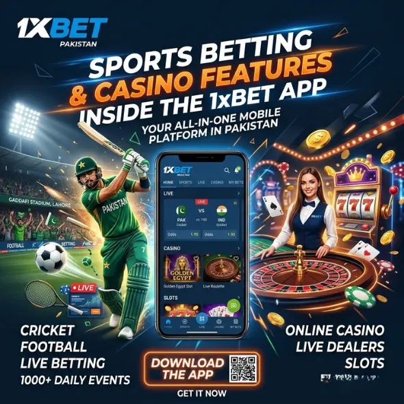 Sports Betting and Casino Features Inside the 1xBet App